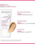 Bioderma Sensibio AR BB Cream SPF30 - Redness Relief for Sensitive Skin, Moisturizing BB Cream
