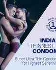 Durex Ultra-Thin Condoms - 10 Pack, Sensitive, Reliable Contraceptive Protection