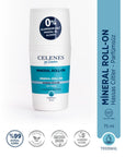 Celenes Deodorant Roll-on for Sensitive Skin - Fragrance-Free, Aluminum Salt-Free & Paraben-Free