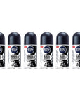 Nivea Men Invisible Deodorant Roll-on - Anti-Stain, Long-Lasting Odor Protection for Men