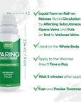 Varino Leg Tightening Lotion, Circulation and Vein Support for Healthy Legs