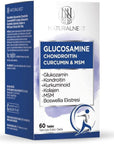 Naturalnest Glucosamine Chondritin Curcumin & MSM 60 Tablets - Vitamin & Supplement