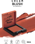 Pastel Creamblush Blendable 3.6g No:49 Heavenly - Cruelty-Free, Dermatologically Approved Cream Blush for Natural Makeup