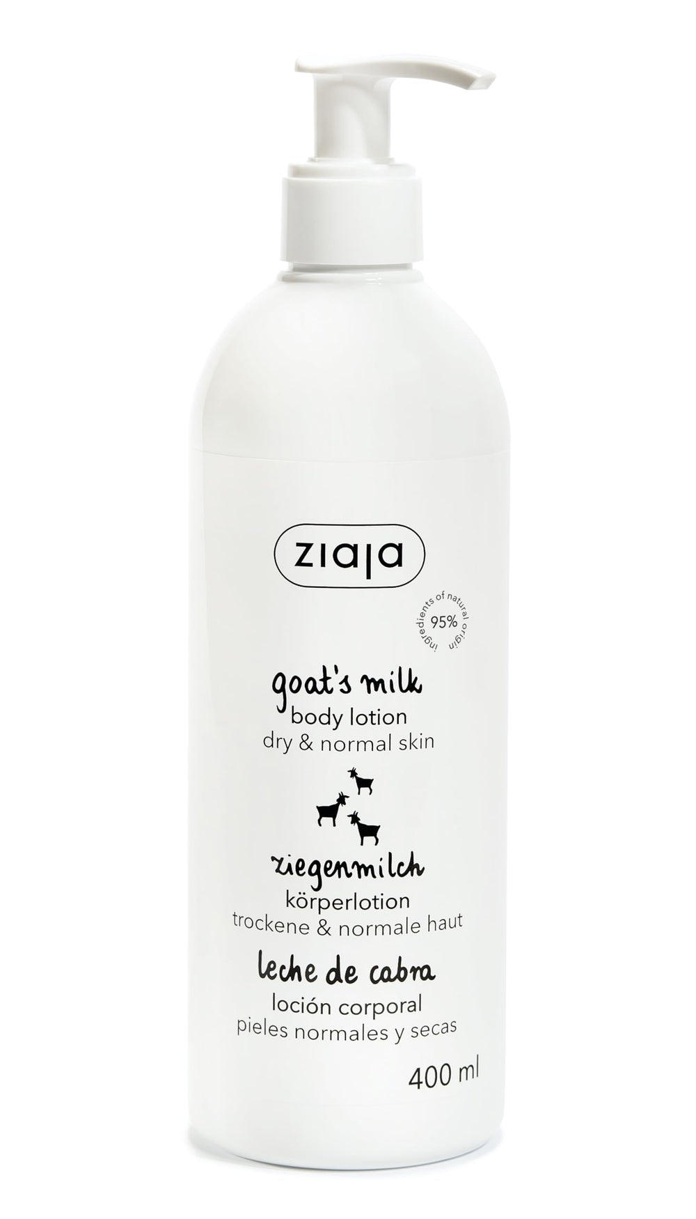 Ziaja Goat Milk Lotion + Toner 200ml - Natural Moisturizer | Vegan