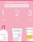 Bioderma Sensibio AR BB Cream SPF30 - Redness Relief for Sensitive Skin, Moisturizing BB Cream
