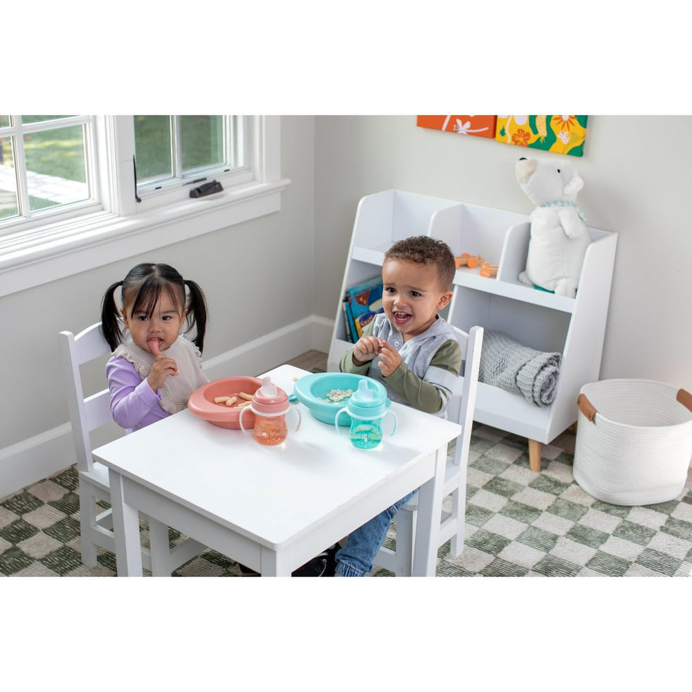 Chicco Baby Training Cup 12m+ - Pink Floral, 266ml, Easy Transition to Regular Cups for Toddlers