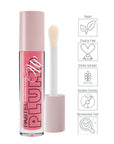 Pastel Cotton Candy Plumping Lip Gloss - Moisturizing, Vegan, Cruelty-Free | Dermatologically Tested