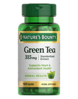 Nature's Bounty Green Tea Supplement 315mg - Antioxidant Support Dietary Supplement for Health-Conscious Individuals