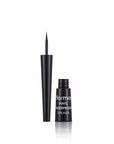 Flormar Vinyl Waterproof Black Liquid Eyeliner - High Pigment | 0.22 Fl Oz