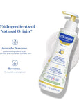 Mustela Nourishing Cleansing Gel with Cold Cream for Newborns & Dry Skin - Gentle, Natural Baby Care