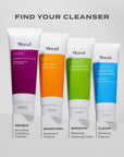 Murad Exfoliating Facial Cleanser with AHA/BHA - Gentle Face Peeling for Smoother Brighter Skin, 6.76 fl oz