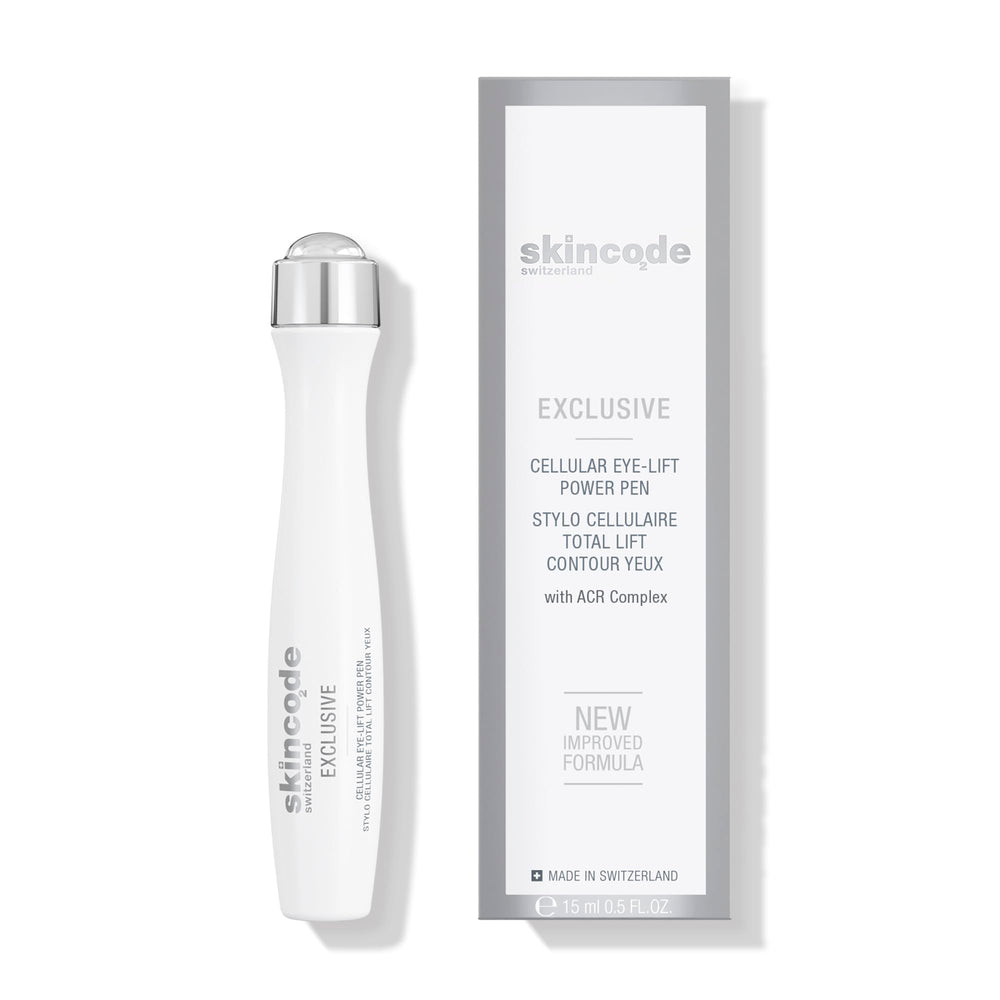 Skincode Cellular Eye Lift Power Pen 15ml - Anti-Aging Eye Serum with Caffeine & Hyaluronic Acid