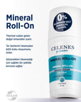Celenes Deodorant Roll-on for Sensitive Skin - Fragrance-Free, Aluminum Salt-Free & Paraben-Free