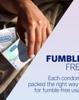 Durex Ultra-Thin Condoms - 10 Pack, Sensitive, Reliable Contraceptive Protection