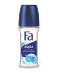 Fa Aqua Women Deodorant Roll-On 50ml - Long-Lasting Freshness | Antiperspirant