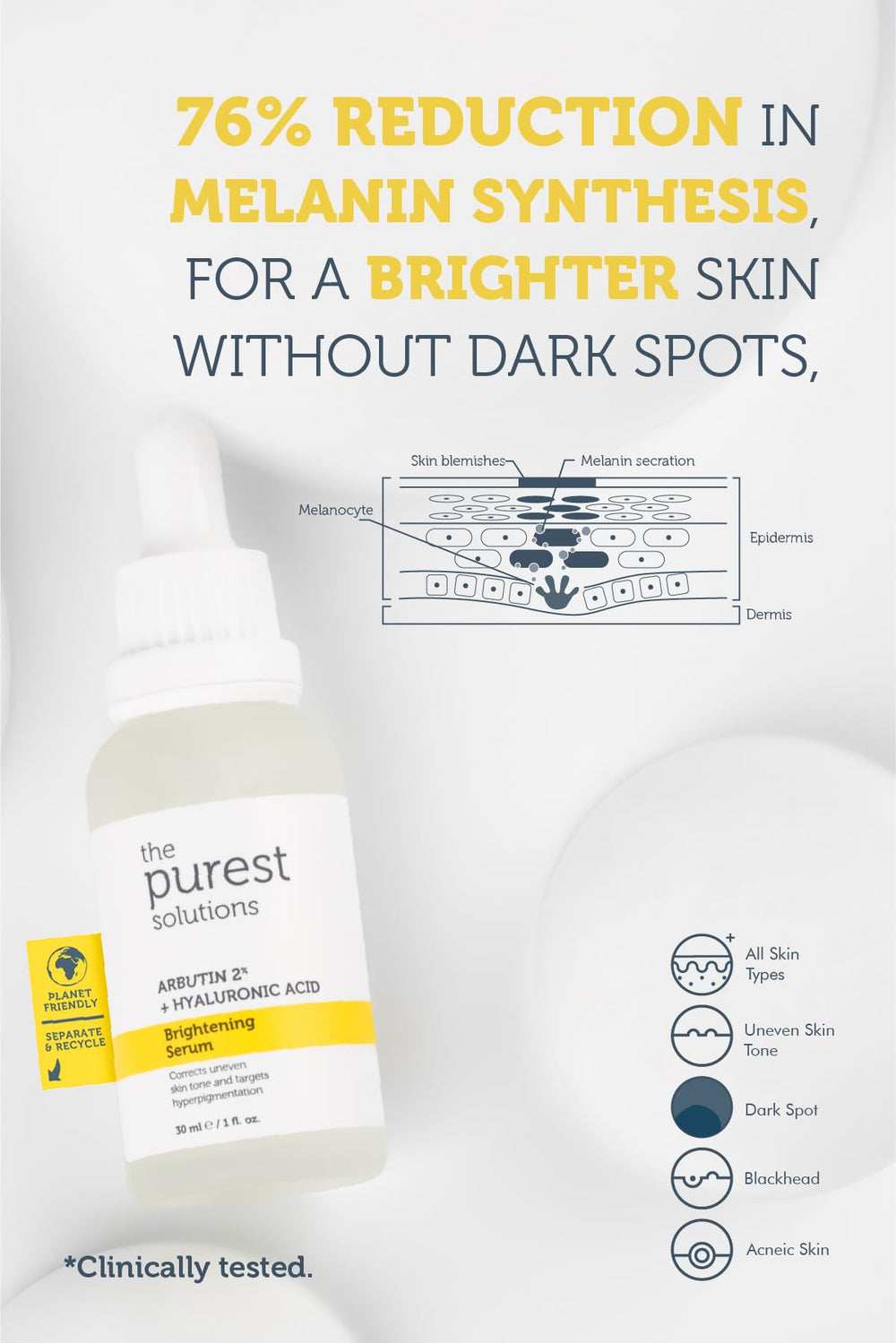 The Purest Solutions Skincare Set - Brightening, Moisturizing & Hydrating Benefits for Glowing Skin