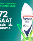 Rexona Women Spray Deodorant Bamboo & Aloe Vera 150ml - 72 Hour Protection | Freshness