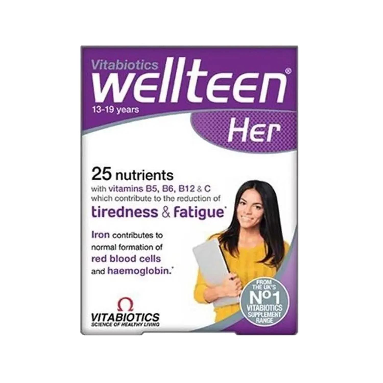 Vitabiotics Wellteen Her 30 Tablets - Women's Health Supplement for Teenage Girls & Young Women Vitabiotics Wellteen Her 30 Tablets - Women's Health Supplement Women's Health Supplement, Dietary Supplement for Women, Vitabiotics Wellteen Her, Health Supplements for Teenage Girls, Nutritional Support for Young Women, Women's Health, Teenage Health, Young Adult Health, Dietary Supplements, Health and Wellness, Vitabiotics, Women's Nutrition