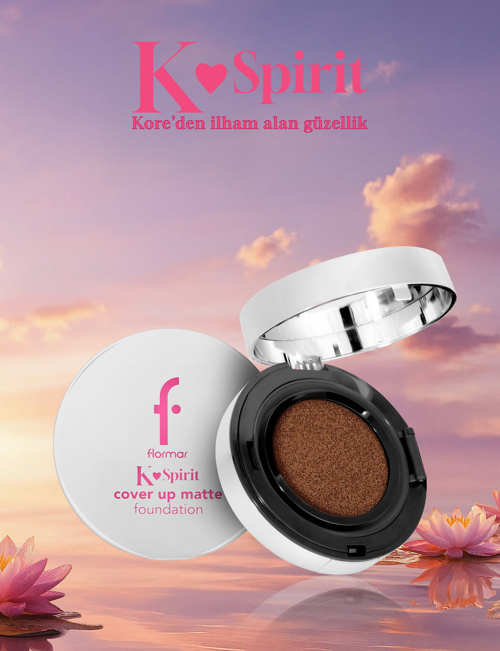 Flormar K-Spirit Cover Up Semi-Matte Cushion Foundation