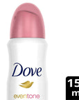 Dove Even Tone Antiperspirant Women's Spray 150ML - Smooth Skin Care | Aloe Vera & Calendula