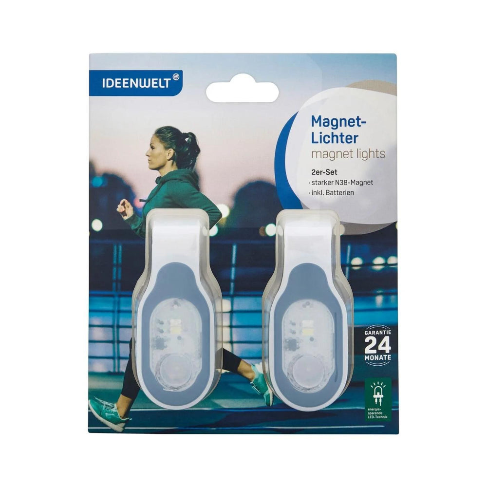 Ideenwelt LED Magnetic Lights for Indoor & Outdoor 2-Pack