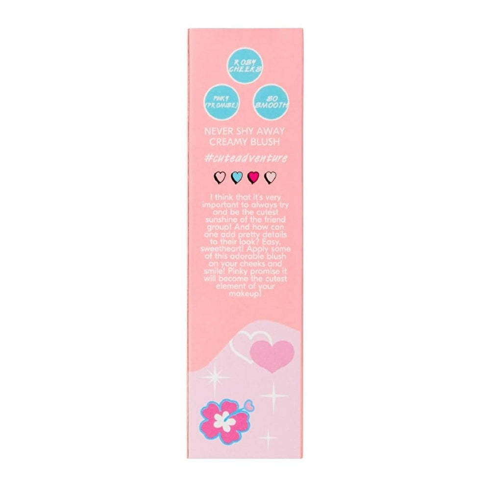 Soda Hello Kitty Cream Blush 002 Be Brave - Natural-Looking Cheek Color with High Pigmentation - Blush