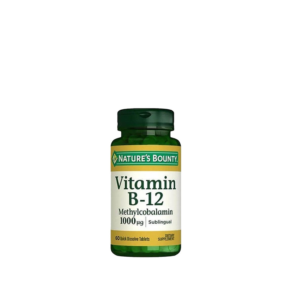 Nature's Bounty Vitamin B12 Methylcobalamin 1000 mcg Sublingual Tablets - 60 Count - High Potency B12 Support for Energy & Neurological Health Nature's Bounty B12 Methylcobalamin 1000 mcg - Boost Energy & Neurological Health Vitamin B12 supplement, Methylcobalamin, Sublingual B12 tablets, Nature's Bounty Vitamin B12, 1000 mcg B12, Vitamin B12 deficiency, Energy support, Neurological health, Vegan supplements, Vegetarian supplements, Dietary supplement, Health supplement, Wellness product