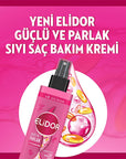 Elidor Superblend Hair Care Leave-In Conditioner - Silicone-Free, Coconut Oil, UV Protection - 6.76 fl oz - Conditioner