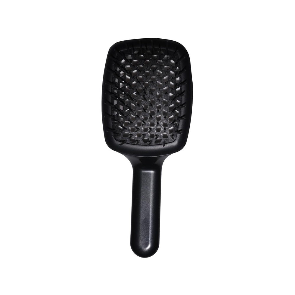 Janeke Curvy M Detangling Hairbrush Chrome Black