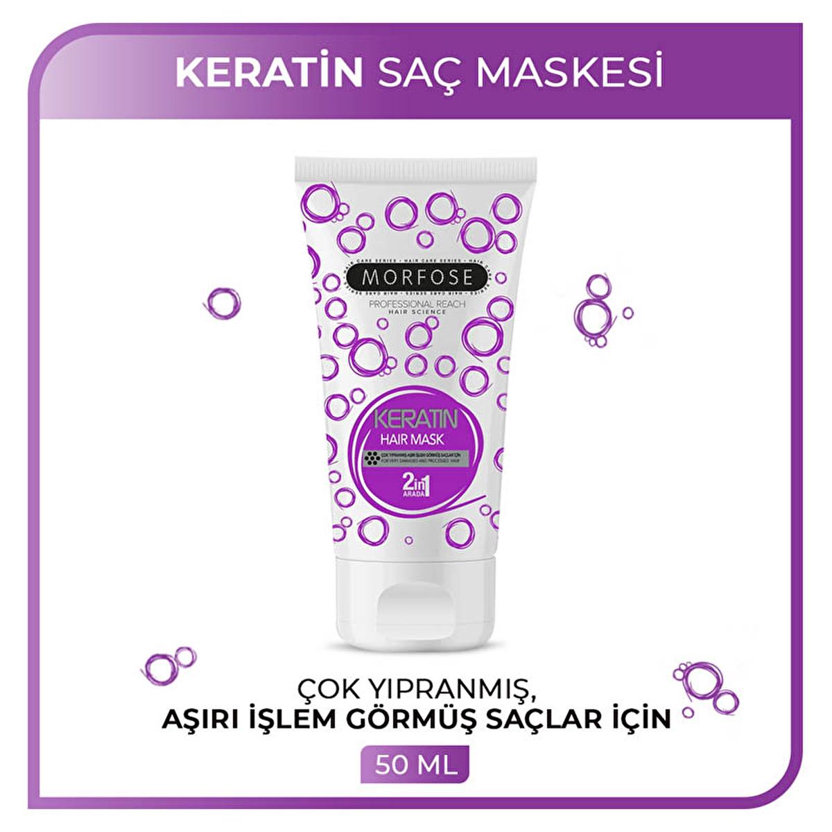 Morfose Keratin Hair Mask for Damaged Hair - Nourishing, Repairing, and Strengthening Treatment with Hydrolyzed Proteins - 1.69 fl oz Morfose Keratin Hair Mask - Repair Damaged Hair Keratin Hair Mask, Damaged Hair Repair, Morfose Hair Care, Nourishing Hair Mask, Protein-based Hair Treatment, Hair Repair, Hair Nourishment, Keratin Treatment, Hair Care, Hair Mask, Damaged Hair, Over-processed Hair, Hair Strengthening, Hair Softening