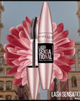 Maybelline New York Lash Sensational Mascara - Intense Black, Volumizing & Lengthening with Rosehip Oil Maybelline Lash Sensational Mascara - Intense Black & Volumizing Mascara, Intense Black Mascara, Volumizing Mascara, Lengthening Mascara, Rosehip Oil Mascara, Lash Sensational Mascara, Maybelline New York Mascara, Cosmetics, Eye Makeup, Beauty Products, Makeup Essentials, Volumizing & Lengthening Mascara, Rosehip Oil Benefits, Dramatic Lashes, Lash Enhancement