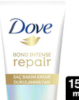 Dove Bond Intense Repair Leave-In Hair Conditioner: Reverse Damage, Peptide Repair & Heat Protection for Silky, Strong Hair Dove Bond Repair Conditioner: Repair & Protect Damaged Hair leave-in hair conditioner, bond repair cream, damaged hair treatment, peptide hair repair, heat protection for hair, chemical damage repair, Dove hair repair, no-rinse hair treatment, Bio-Protein hair care, hair bond strengthening, hair repair, hair treatment, conditioner, leave-in conditioner, peptide complex, bio-protein, he