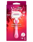 Gillette Venus ComfortGlide Sugarberry Women's Razor - 5 Blades for Smooth, Sensitive Skin & Lasting Comfort Gillette Venus Razor - Smooth Shave for Sensitive Skin women's razor, razor for women, Venus razor, Gillette Venus, razor for sensitive skin, sugarberry razor, ComfortGlide razor, women's shaving, female hair removal, women's hair removal, shaving razor, razor blades, sugarberry scent, sensitive skin razor, ergonomic razor, metal handle razor, best women's razor, smooth shave, close shave, irritation