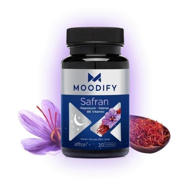 Moodify Saffron Extract Capsules for Mood Support - 30 Capsules with Magnesium, Valerian Root & Vitamin B6 Moodify Saffron Extract Capsules for Mood & Relaxation Support Mood support supplement, Saffron extract capsules, Magnesium and valerian root supplement, Vitamin B6 mood support, Relaxation and stress relief supplement, Dietary Supplement, Natural mood support, Stress relief, Anxiety relief, Sleep aid, Relaxation supplement, Adult health, Mental well-being, Mood enhancement