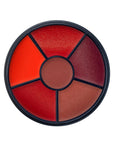 Kryolan Velvet Kiss Lipstick Wheel 6 Colors 15g