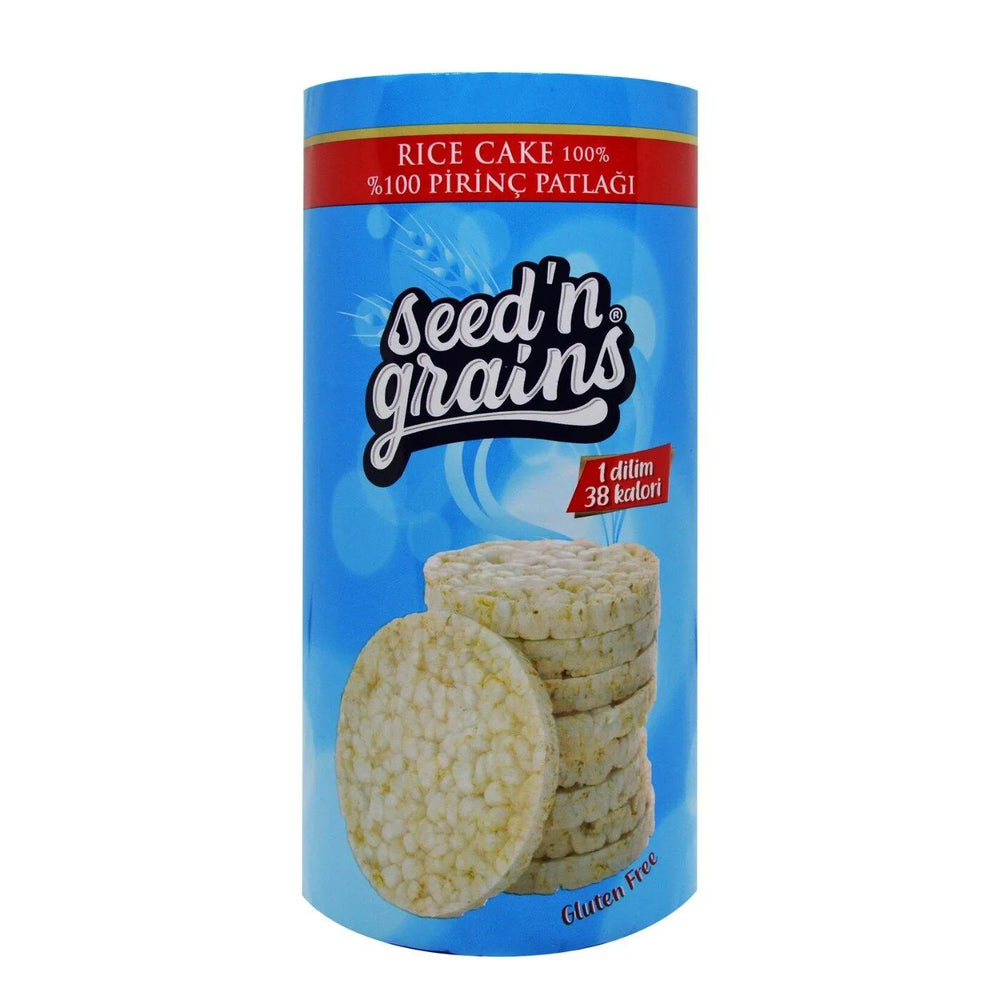 Seedn Grains Rice Cake Crispy Gluten-Free Snack 135g