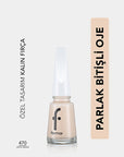 Flormar Nail Enamel White Dream 470 - Intense Pigmentation | Long-Lasting - view 2