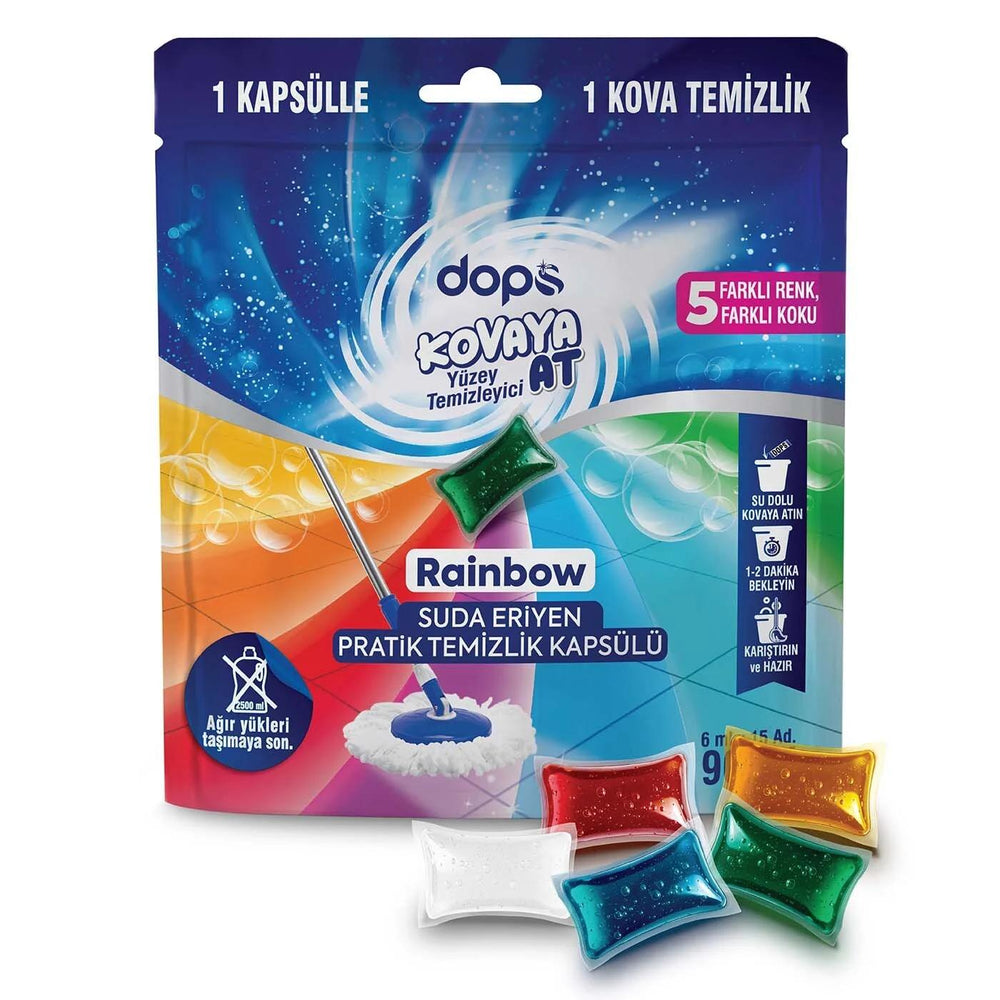 Dops Kovaya At Rainbow Multi-Scent Surface Cleaning Pods 15-Pack
