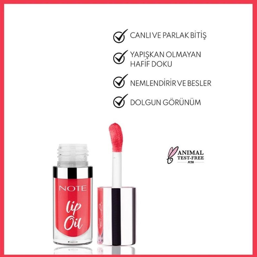 Note Cosmeceuticals Sugar Red Hydrating Lip Oil 6ml