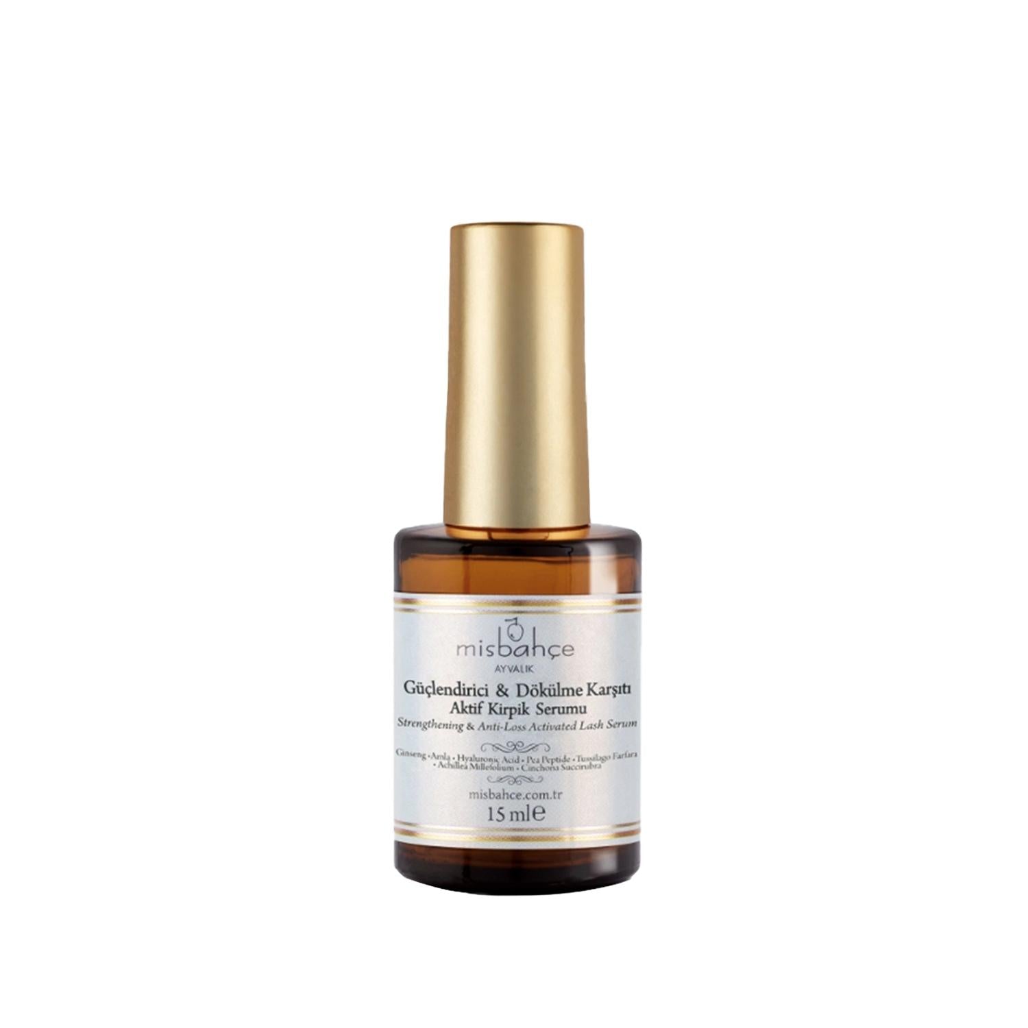 Misbahçe Strengthening Eyelash Serum - 15ml Active Formula for Fuller, Healthier Lashes Misbahçe Eyelash Serum for Fuller Lashes Eyelash Serum, Strengthening Eyelash Care, Prevent Eyelash Loss, Active Eyelash Serum, Eyelash Health, Beauty Essentials, Lash Care, Cosmetic Serum, Skincare for Eyes, Eyelash Strengthener, Lash Loss Solution, Beauty Products for Women, Enhancing Eyelashes