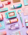 Soda Makeup Brush Set - 5 Piece Mermaid Tail Design for Travel & Daily Use Soda 5-Piece Makeup Brush Set - Mermaid Tail Design makeup brush set, travel makeup brushes, synthetic bristle brushes, themed makeup accessories, mermaid tail design, cosmetic brushes, makeup essentials, beauty tools, travel beauty products
