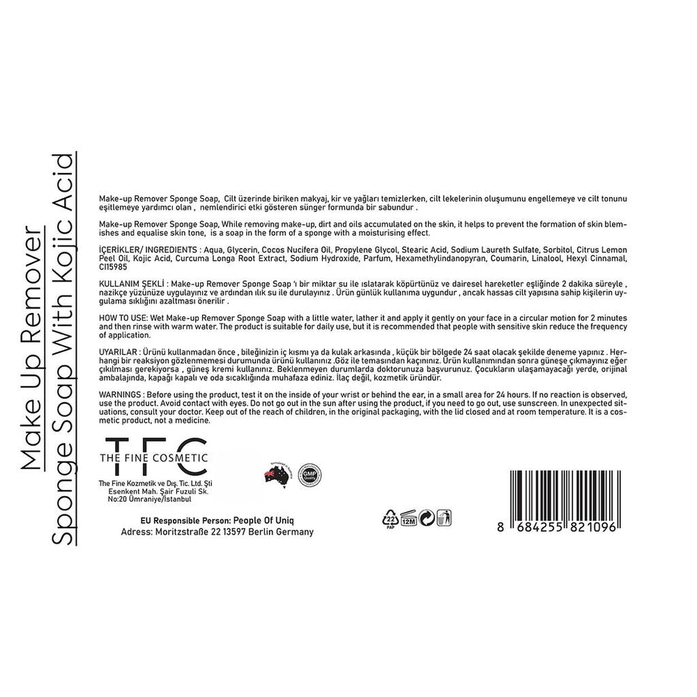 The Fine Organics Kojic Acid Cleansing Soap 65g