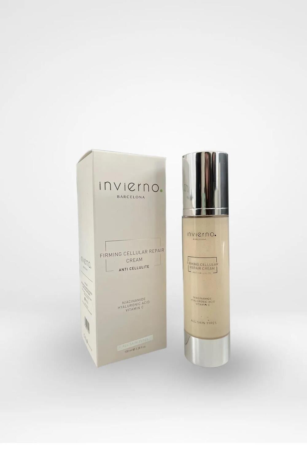 Invierno Barcelona Anti-Cellulite and Stretch Mark Cream - Firms, Tones & Smooths Skin - 3.38 fl oz - Skin Care