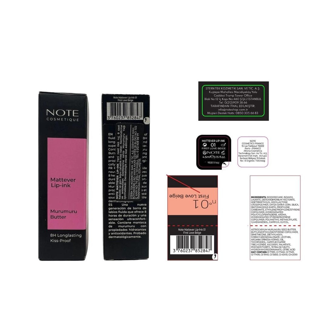 Note Mattever Lip-Ink Liquid Lipstick 01 - 4.5ml