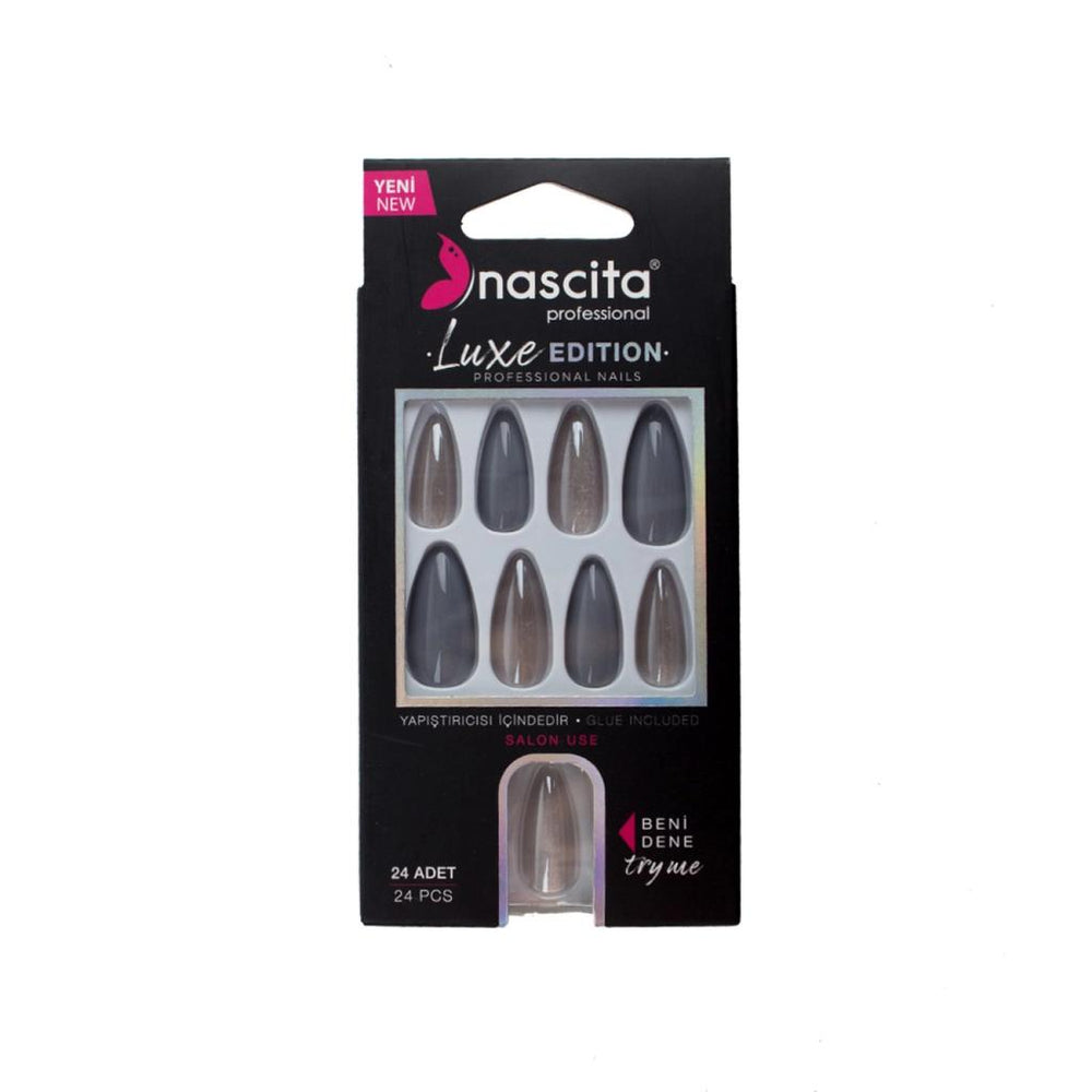 Nascita Luxe Edition Almond Turquoise Press-On Nails 24-Pack