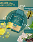 Bioxcin Keratin & Argan Repair Shampoo for Damaged Hair - 10.14 fl oz