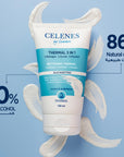 Celenes Thermal 3 in 1 Cleansing Peeling Mask 150ml - Hydrating & Refreshing