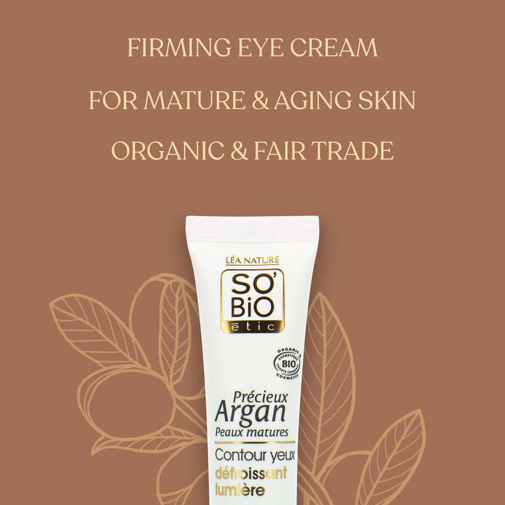 SO’BiO Argan Brightening & Smoothing Eye Cream 0.5 oz