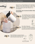 Fashy Hot Water Bottle Red - 2 Liter Capacity | Certified Quality