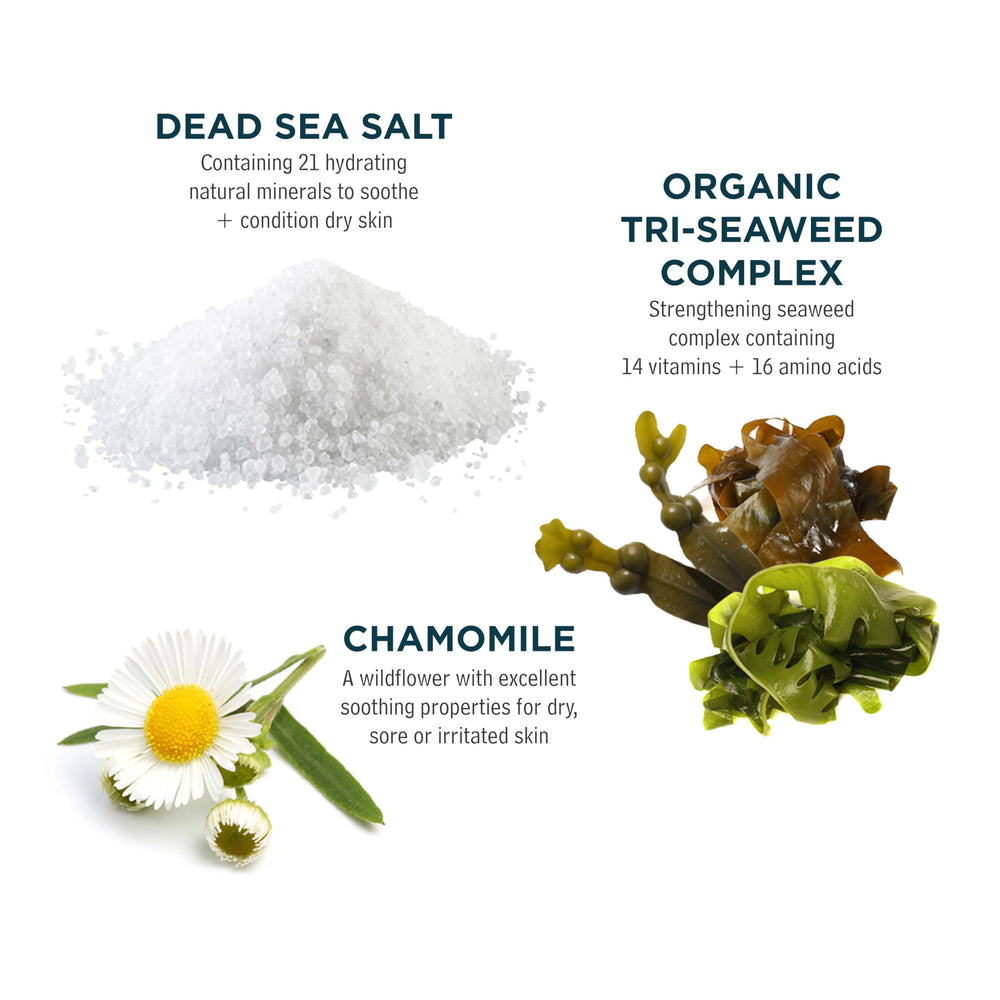 Sea Magik Body Scrub with Dead Sea Minerals - Natural Exfoliating Skincare for Dry Skin, 500g